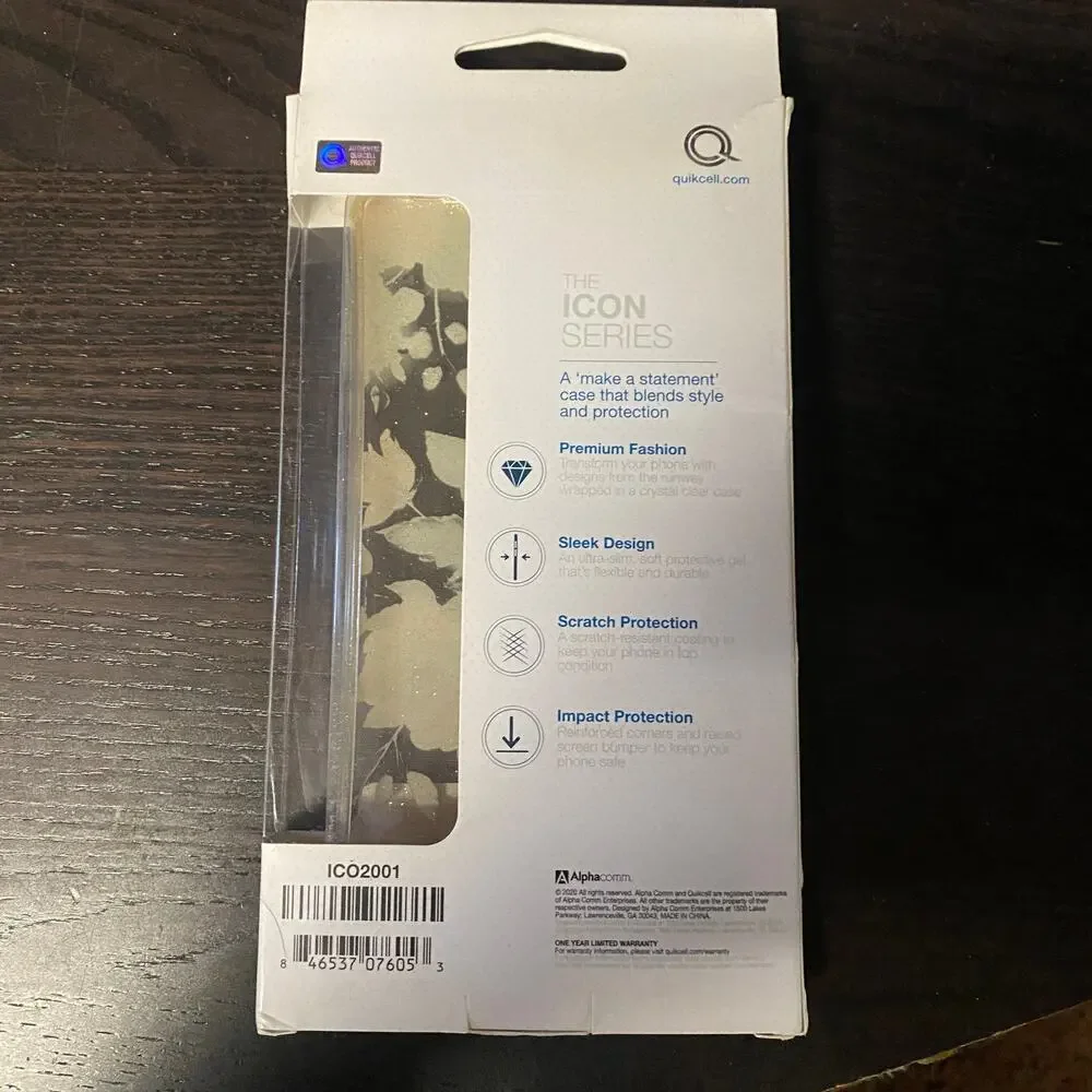 New Quikcell REVVL 4+ Blossom Floral Slim Phone Case